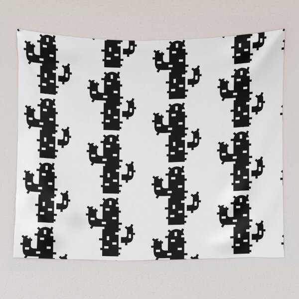 Item preview, black cactus cartoon designed and sold by violetcharlotte.