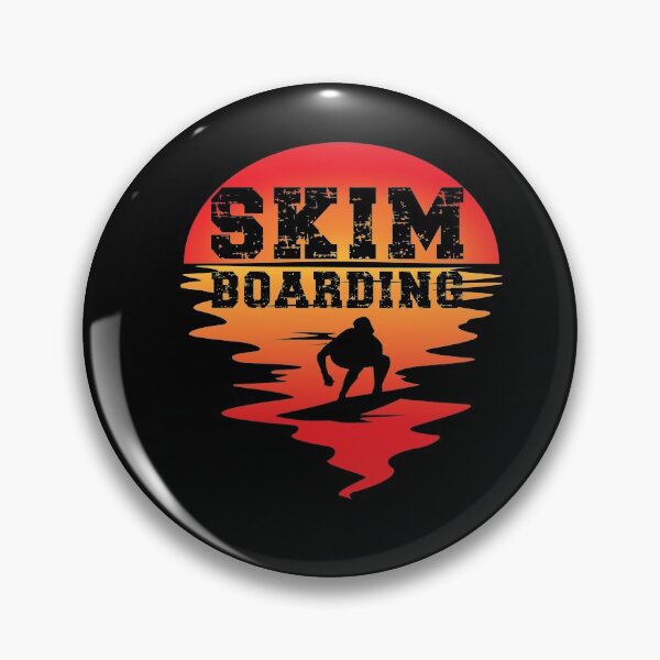Item preview, Retro vintage skimboarding skimboarder designed and sold by dJ-Design.