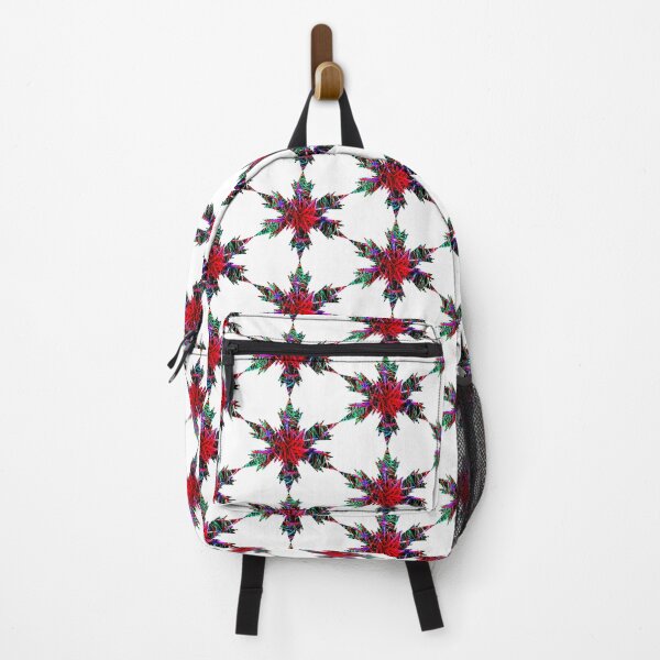 Item preview, Xmas Whimsical Red Green thorns Snowflakes Star by Iritof designed and sold by iritof.