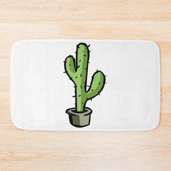 Item preview, cactaceae saguaro cactus cartoon designed and sold by violetcharlotte.