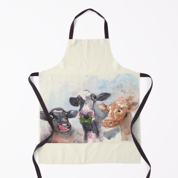 Item preview, Cows R Cute Watercolour Art designed and sold by ErinsGarden.