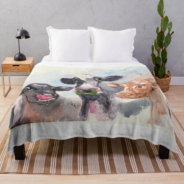 Item preview, Cows R Cute Watercolour Art designed and sold by ErinsGarden.
