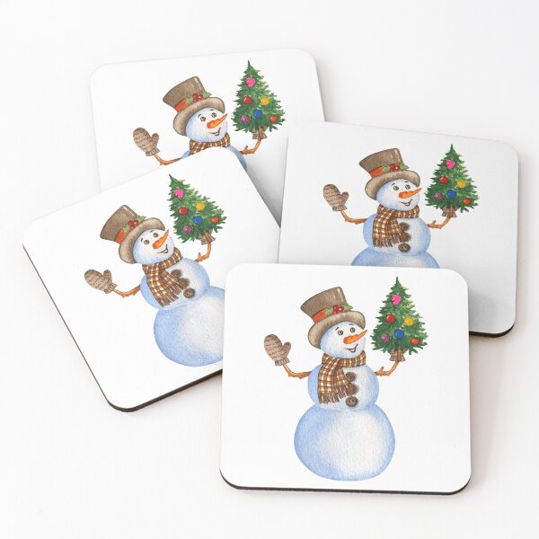 Item preview, Snowman with a winter tree  designed and sold by Marcu Ioachim.