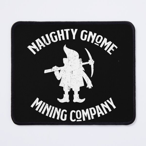 Item preview, Naughty Gnome Mining Company Funny Miner Cryptocurrency designed and sold by funnytshirtemp.