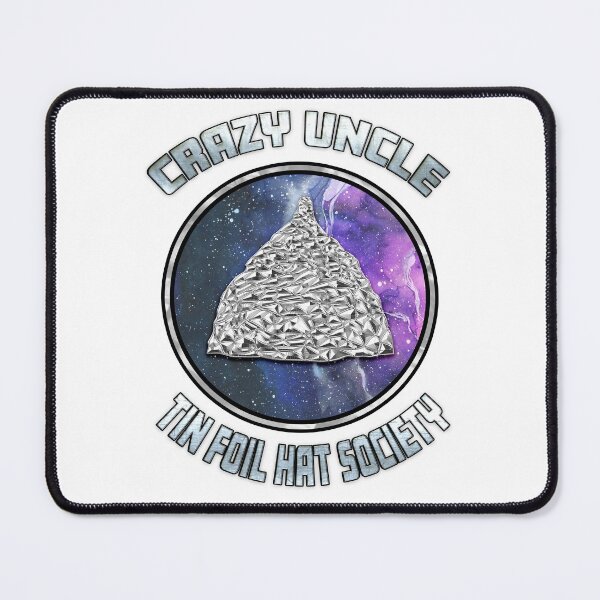 Item preview, Crazy Uncle Tin Foil Hat Society Funny Conspiracy Theorist designed and sold by funnytshirtemp.