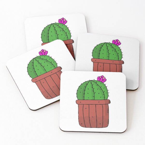 Item preview, cactus succulent flower pot cartoon designed and sold by violetcharlotte.