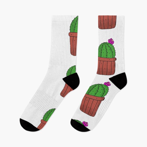 Item preview, cactus succulent flower pot cartoon designed and sold by violetcharlotte.
