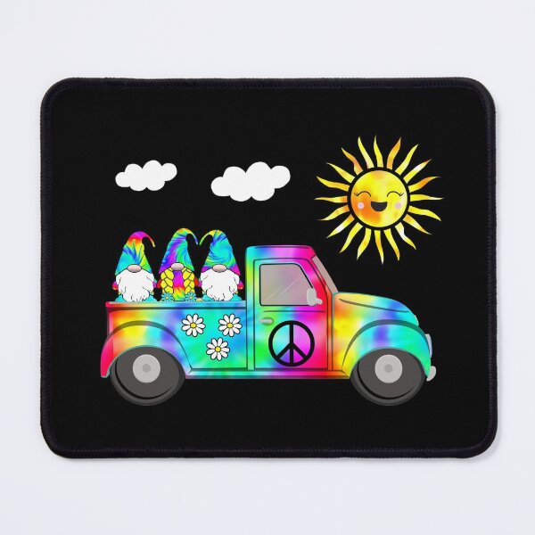 Item preview, Hippie Gnomes in Truck Daisy Hat Retro Peace Groovy designed and sold by funnytshirtemp.