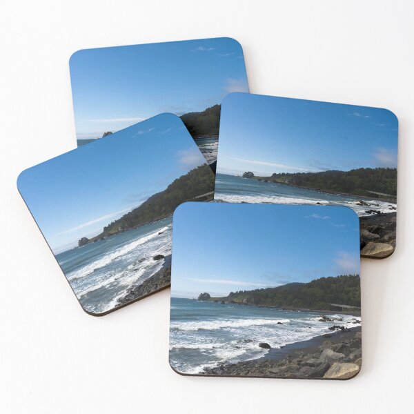 Item preview, View of coast from scenic Route 101 in Northern California designed and sold by OrcaNature.