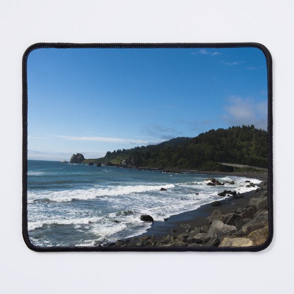 Item preview, View of coast from scenic Route 101 in Northern California designed and sold by OrcaNature.