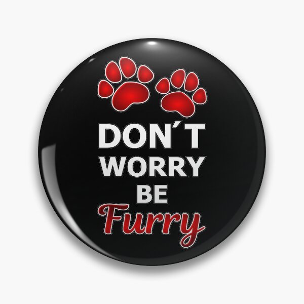 Item preview, Don´t worry be Furry red designed and sold by Toony-Stuff.