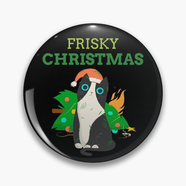 Item preview, Frisky Christmas Kitty designed and sold by ReRevolution.