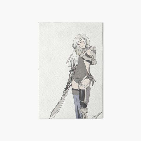 Zero - Progenitor Sister (Nier Reincarnation) Art Board Print by  VelvetZone