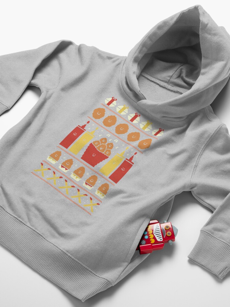 Alternate view of Christmas Nuggets Toddler Pullover Hoodie