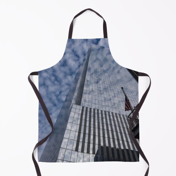 Item preview, Silver and Blue - Cloud Puffs and Glass Skyscrapers designed and sold by Georgia Mizuleva.
