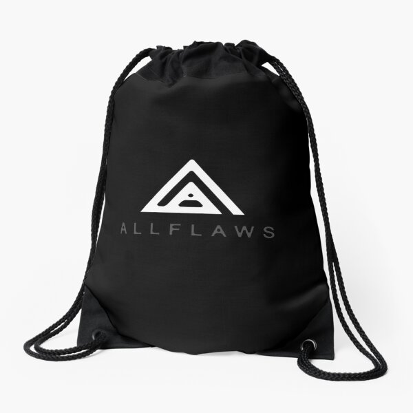 ALLFLAWS logo Drawstring Bag