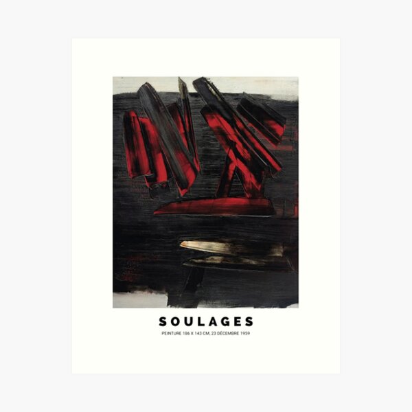 Pierre Soulages Impression artistique