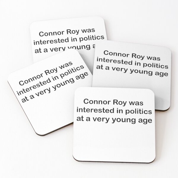 Item preview, Connor Roy was interested in politics at a very young age designed and sold by screamingbyron.