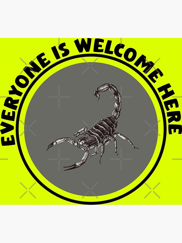 everyone-is-welcome-here-poster-for-sale-by-starwheels-redbubble