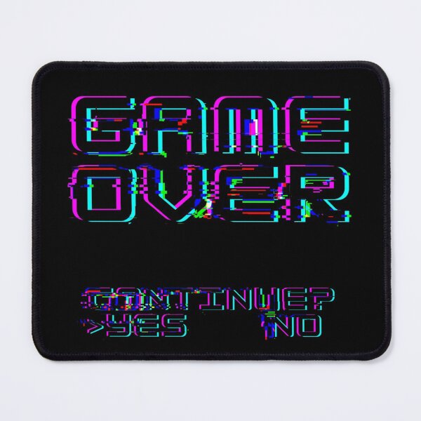Item preview, GAME OVER Retro Video Game Screen Distorted designed and sold by NevilleNoFriend.