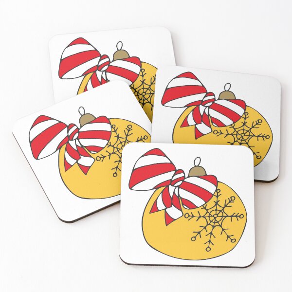 Item preview, Cartoon christmas ball sticker doodle for celebration decoration design. Christmas sticker in cartoon style. Doodle vector illustration. Isolated object. New year illustration.	 designed and sold by Mallva.