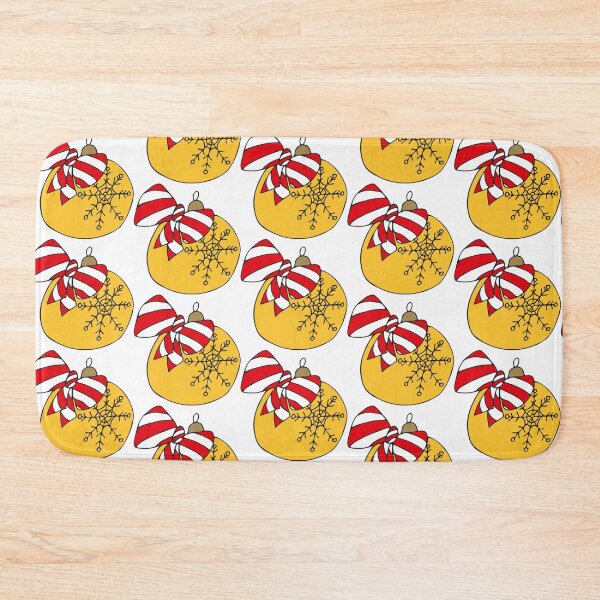 Item preview, Cartoon christmas ball sticker doodle for celebration decoration design. Christmas sticker in cartoon style. Doodle vector illustration. Isolated object. New year illustration.	 designed and sold by Mallva.