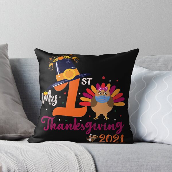 Item preview, my first thanksgiving 2021 thanksgiving for kids and babys Kids T-Shirt designed and sold by JustBeReale.