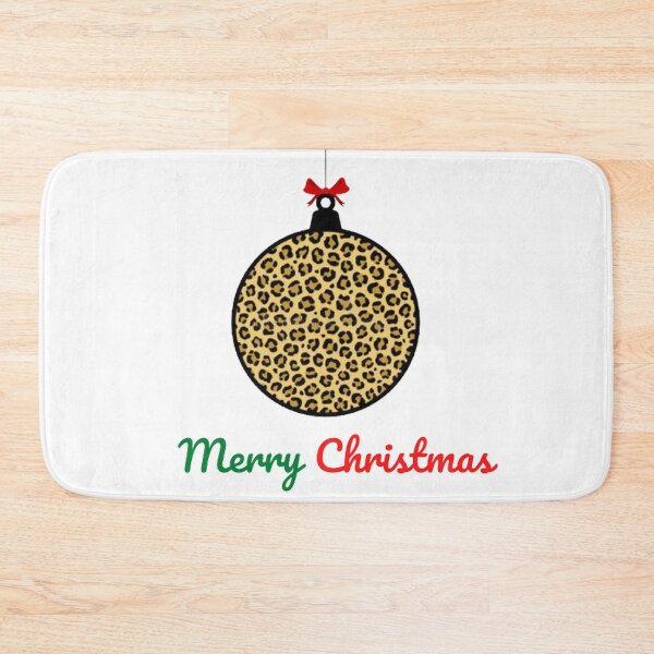 Item preview, Leopard print christmas tee designed and sold by cactus-nick.