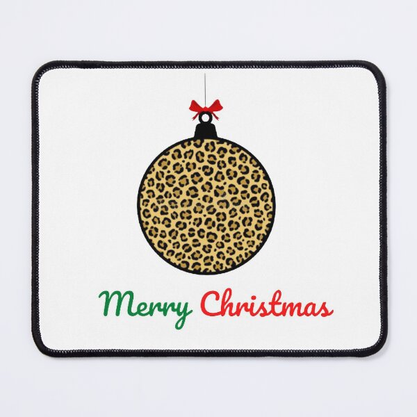Item preview, Leopard print christmas tee designed and sold by cactus-nick.