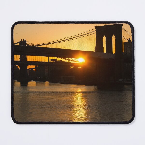 Item preview, New York City Magic - Iconic Brooklyn Bridge Sunrise designed and sold by Georgia Mizuleva.
