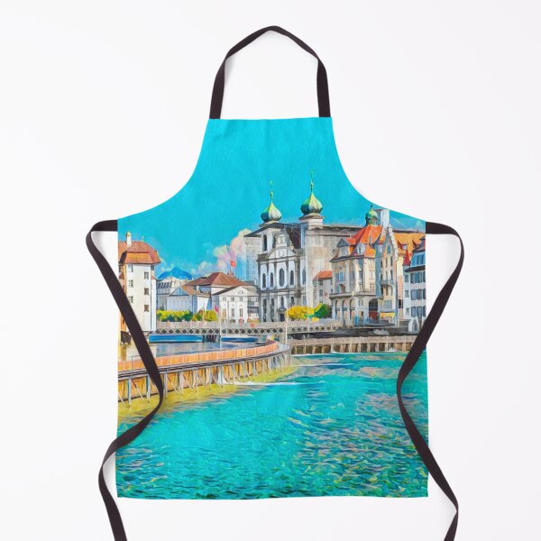 Item preview, Lucerne Cityscape designed and sold by Sofia-Draws.