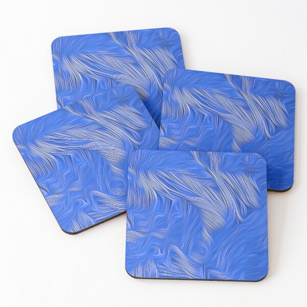 Item preview, Blue Variegated Leaves designed and sold by fatenanwar.