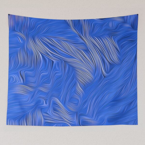Item preview, Blue Variegated Leaves designed and sold by fatenanwar.