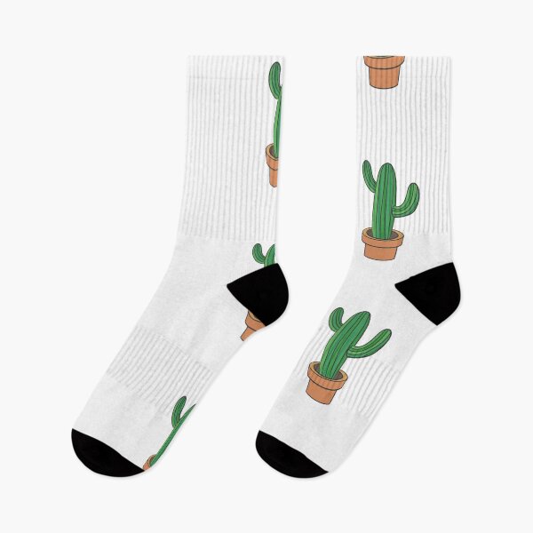 Item preview, hand drawn cute cactus pot designed and sold by violetcharlotte.