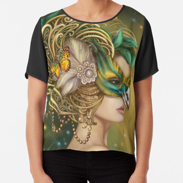 Beautiful Bird girl Chiffon Top