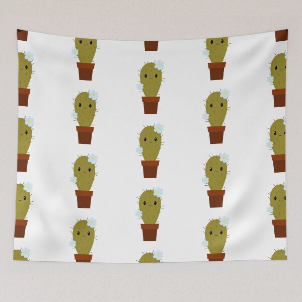 Item preview, cute cactus character designed and sold by violetcharlotte.