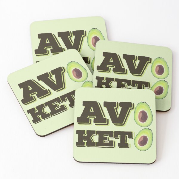 Item preview, AVOKETO, Unique gift idea for anyone following a keto or low-carb diet. Original and Funny Keto Diet gifts #KetoDiet #Ketosis #ketoholic designed and sold by AmazingEcraft.