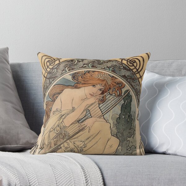 Aperçu de l'œuvre Allégorie de la musique d'Alphonse Mucha créée et vendue par RBEnt.