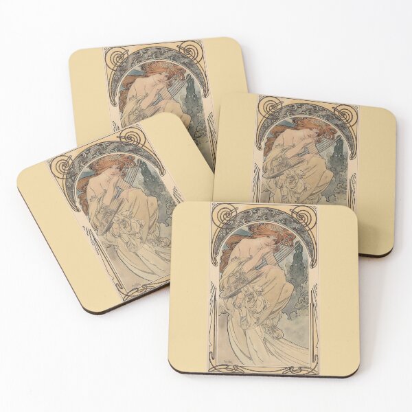 Item preview, Allegorie de la Musique de Alphonse Mucha designed and sold by RBEnt.