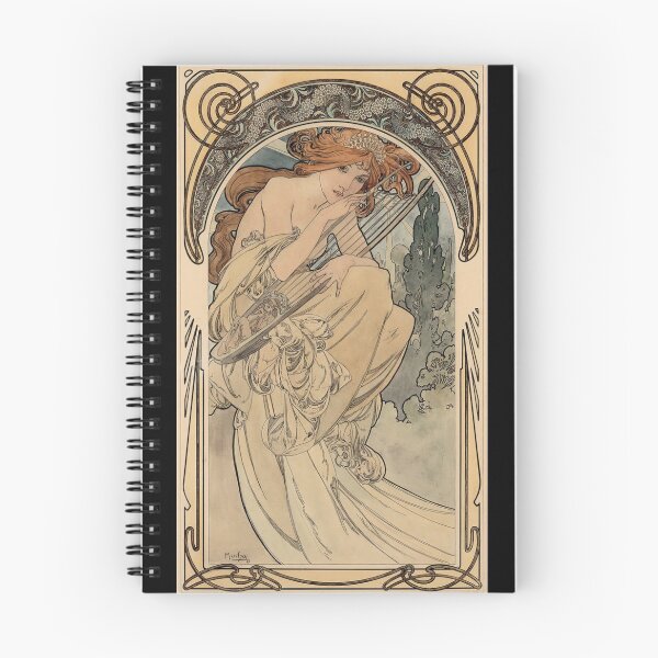 Artikelvorschau, Allegorie de la Musique von Alphonse Mucha entworfen und verkauft von RBEnt.