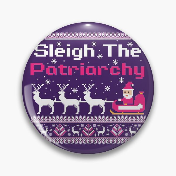 Item preview, Sleigh The Patriarchy Feminist Christmas designed and sold by NawalMagdy.
