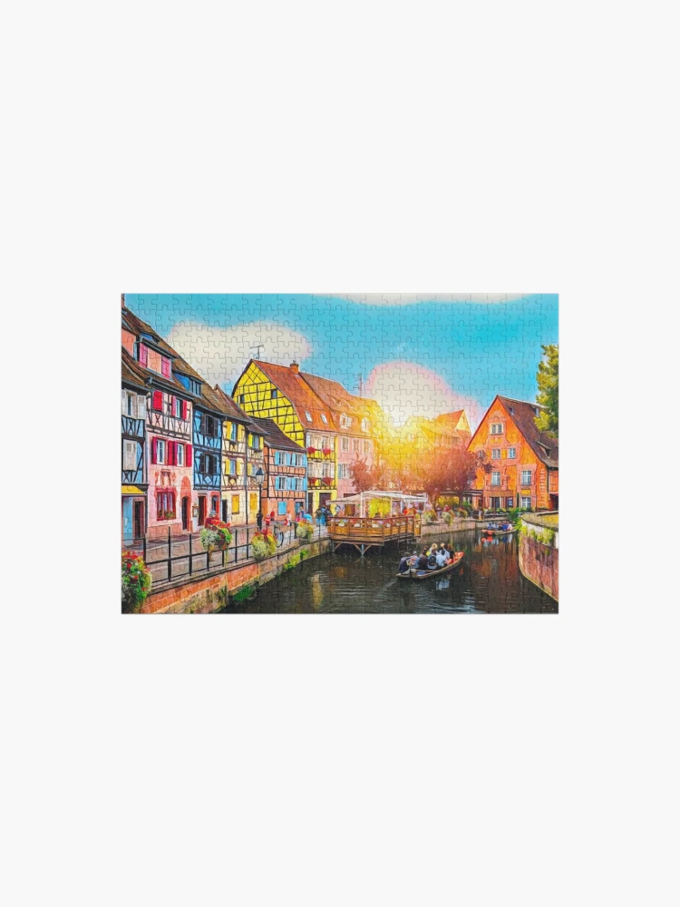 Puzzle 4000 pieces le canal de colmar, puzzle