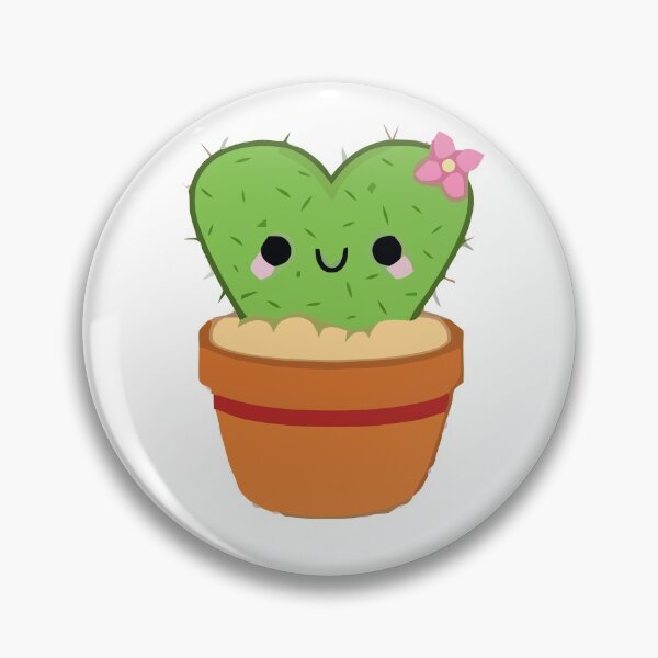 Item preview, kawaii love cactus designed and sold by violetcharlotte.