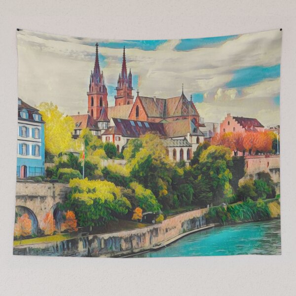 Item preview, Basel Vintage Travel designed and sold by Sofia-Draws.