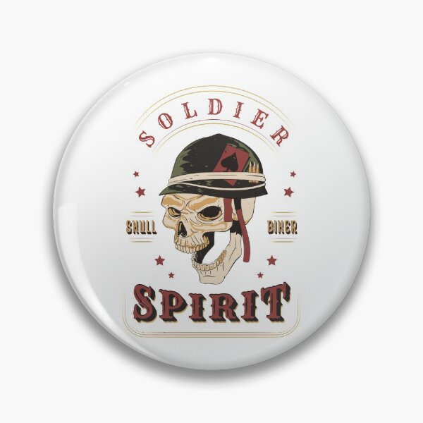 Item preview, soldier spirit skull designed and sold by Folding Clothing.
