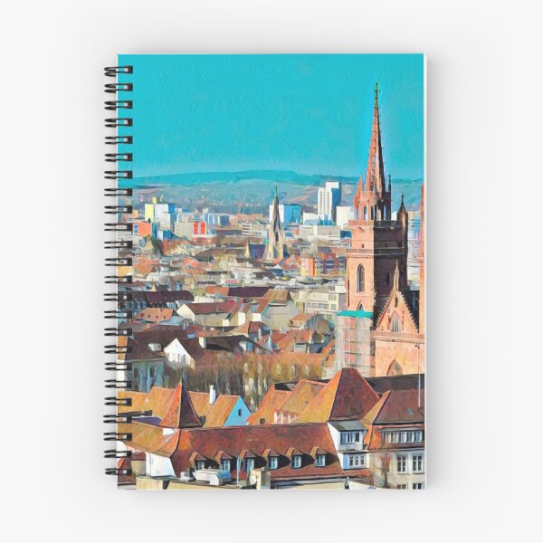 Item preview, Basel Skyline designed and sold by Sofia-Draws.