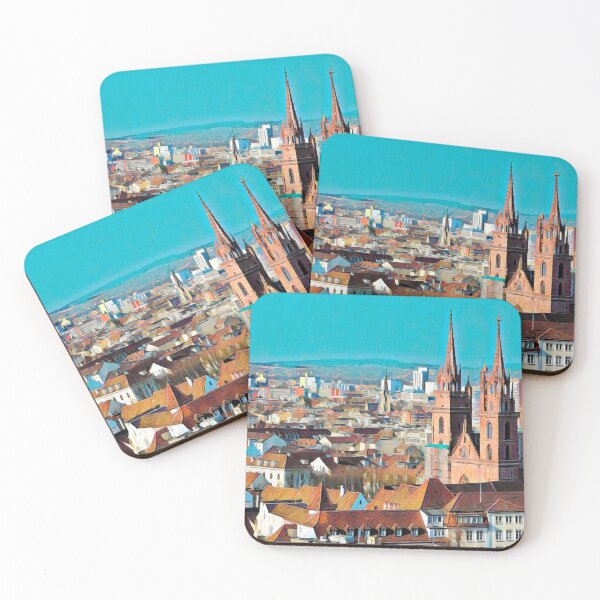 Item preview, Basel Skyline designed and sold by Sofia-Draws.