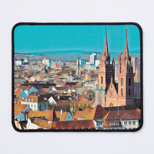 Item preview, Basel Skyline designed and sold by Sofia-Draws.