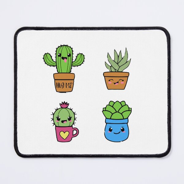 Item preview, cute cactus cartoon icons designed and sold by violetcharlotte.