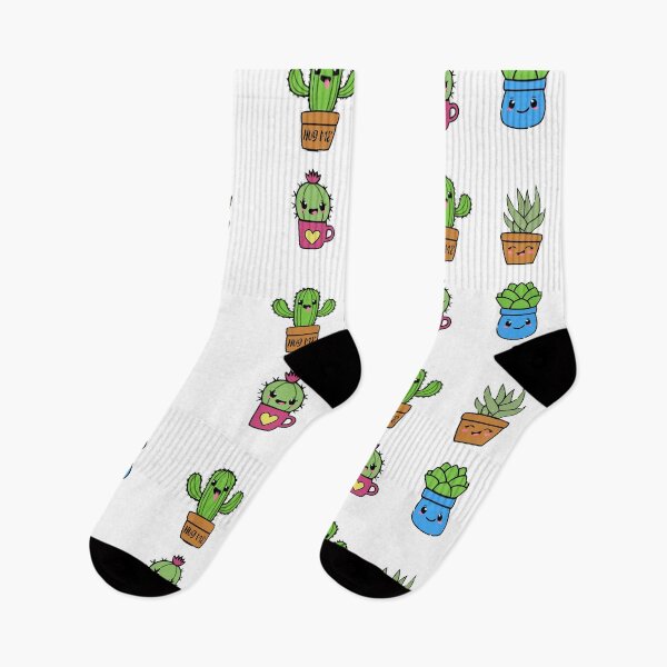 Item preview, cute cactus cartoon icons designed and sold by violetcharlotte.